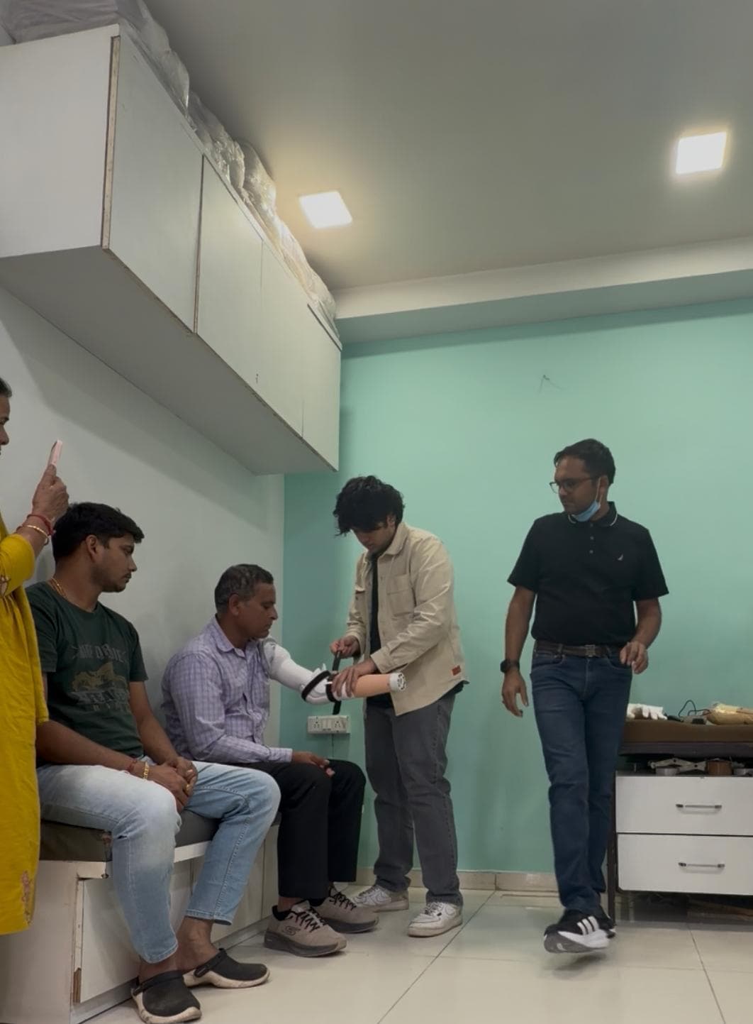 Clinical fitting and assessment session